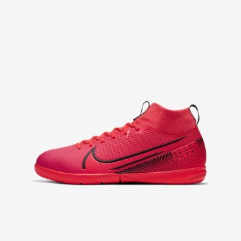 Nike Jr. Mercurial Superfly 7 Academy IC - Nagyobb Gyerek Focicipő - Piros/Piros/Fekete